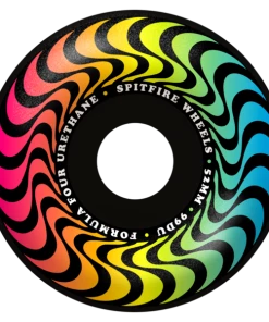 SPITFIRE - FORMULA FOUR TRIPPY SWIRL RADIALS SKATEBOARD WHEELS: 52mm X 99a