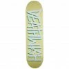 DEATHWISH - OG DEATHSPRAY PALE YELLOW SKATEBOARD DECK: 8"