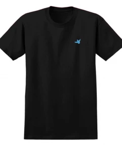 KROOKED - OG BIRD EMBROIDERED S/S TEE: BLACK Trucks