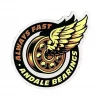 Trucks ANDALE - ALWAYS FAST BEARINGS WINGS STICKER 4.75" X 3.5"