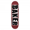 Skateboarding BAKER - JACOPO BRAND NAME SKATEBOARD DECK: MAROON 8"