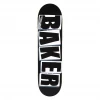 BAKER - OG LOGO SKATEBOARD DECK: BLACK/WHITE 8.475"