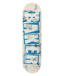 Skateboarding BAKER - REYNOLDS BRAND NAME SKETCH SKATEBOARD DECK: 8.25"