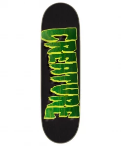 Skateboarding CREATURE - LOGO OUTLINE STUMPS SKATEBOARD DECK/GREEN. 9" X 32.15"