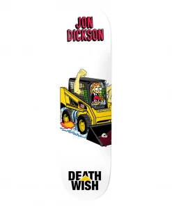 Skateboarding DEATHWISH - JON DICKSON CREEPS SKATEBOARD DECK: 8.5"