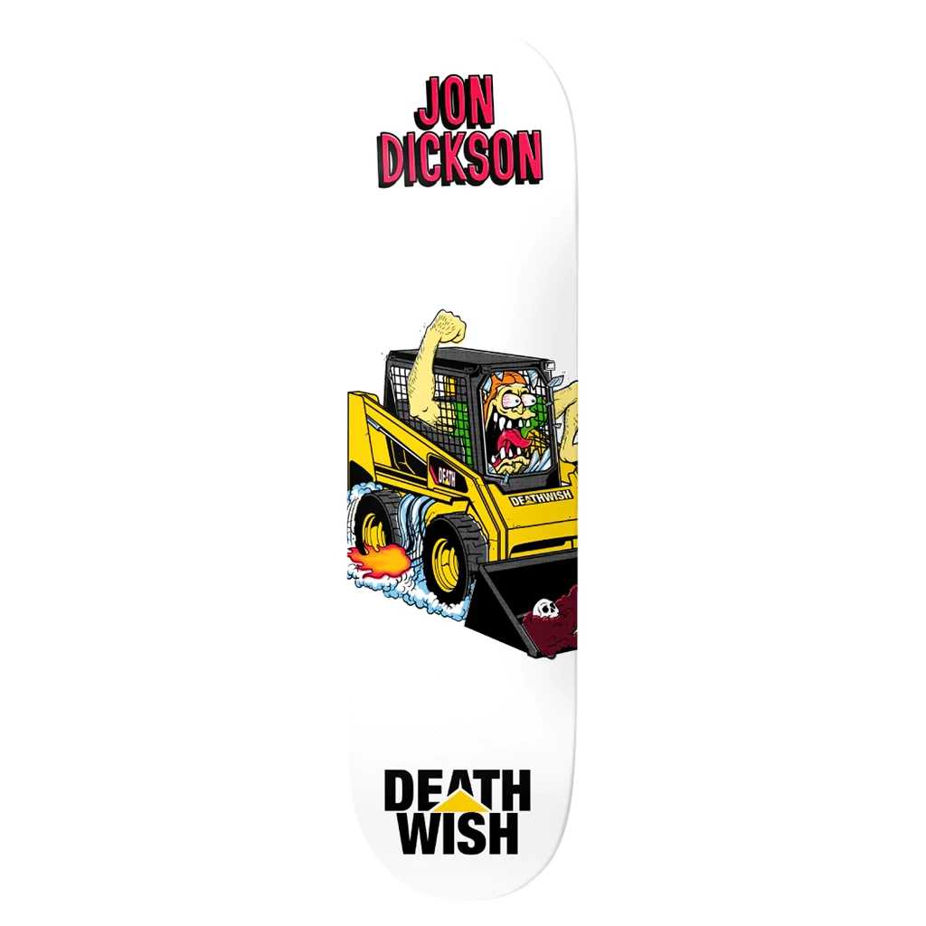 Skateboarding DEATHWISH - JON DICKSON CREEPS SKATEBOARD DECK: 8.5" 1 Skateboarding DEATHWISH - JON DICKSON CREEPS SKATEBOARD DECK: 8.5"