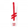 Skateboarding DEATHWISH - OG GANG LOGO WHITE MATT BRICKS SKATEBOARD DECK: 8.25"