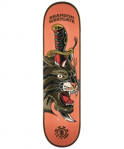ELEMENT - BRANDON WESTGATE NATURAL DEFENSE SKATEBOARD DECK: 8.25" Skateboarding