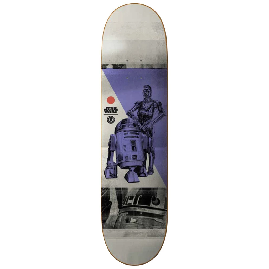 Skateboarding ELEMENT X STAR WARS - DROIDS SKATEBOARD DECK: 8" 1 Skateboarding ELEMENT X STAR WARS - DROIDS SKATEBOARD DECK: 8"