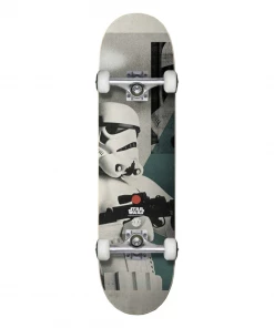 ELEMENT X STAR WARS - STORM TROOPER COMPLETE SKATEBOARD: 8" Trucks