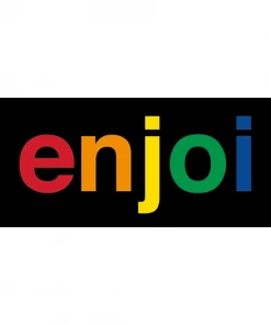 Trucks ENJOI - SPECTRUM STICKER MULTI ON BLACK 3.25" X 1.5"