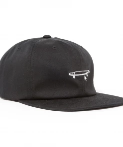 GIRL - CRAILTAP LOGO 6 PANEL CAP: BLACK