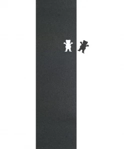 Trucks GRIZZLY - BEAR CUTOUT REGULAR GRIPTAPE SHEET: BLACK
