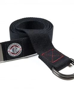 INDEPENDENT - BTG SUMMIT COTTON WEB D-RING BELT: BLACK