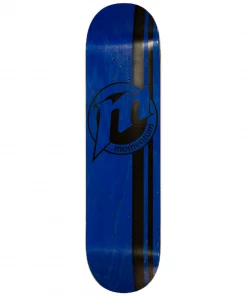 Skateboarding MOMENTUM - CIRCLE LOGO SKATEBOARD DECK: BLUE 7.75"