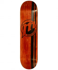 MOMENTUM - CIRCLE LOGO SKATEBOARD DECK/RED: 8.5"