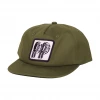 PASS~PORT - FLAT TYRE 5 PANEL CAP Olive Trucks