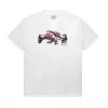 PASS~PORT - FLORAL BAR WHITE SHORT SLEEVE TEE