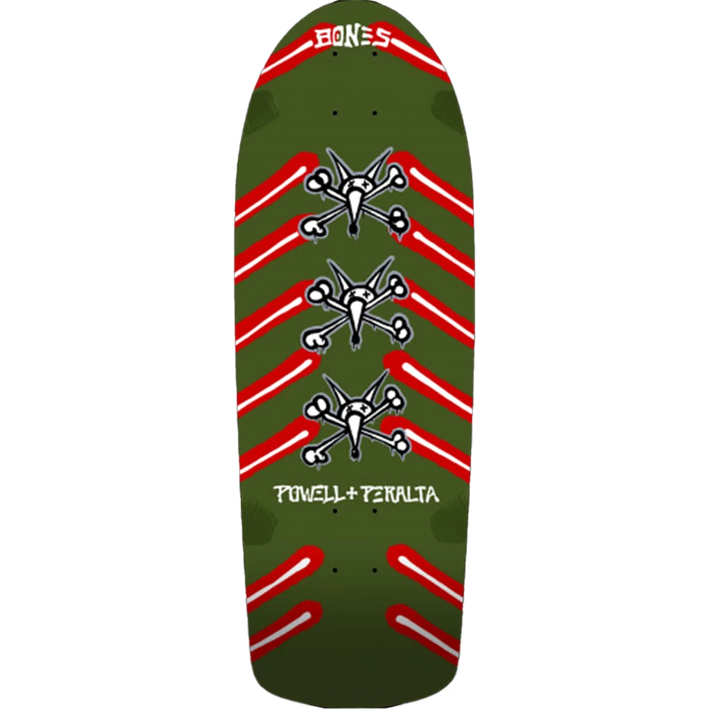 POWELL PERALTA - OG RAT BONES REISSUE SKATEBOARD DECK: OLIVE 10" X 30" Skateboarding 1 POWELL PERALTA - OG RAT BONES REISSUE SKATEBOARD DECK: OLIVE 10" X 30" Skateboarding