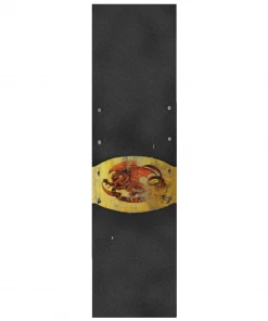 POWELL PERALTA - OVAL DRAGON GRIPTAPE SHEET: BLACK 9" X 33"