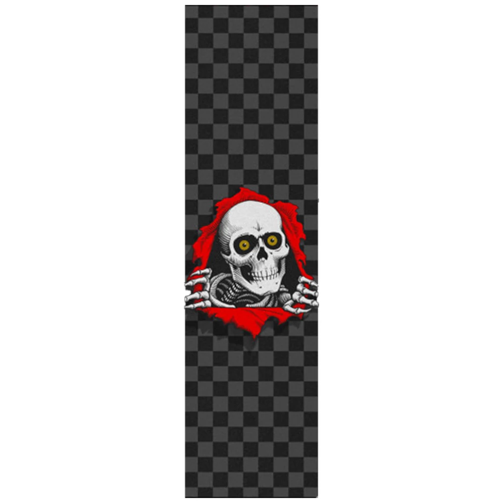 POWELL PERALTA - RIPPER CHECKER GRIPTAPE SHEET: BLACK 9" X 33" 1 POWELL PERALTA - RIPPER CHECKER GRIPTAPE SHEET: BLACK 9" X 33"