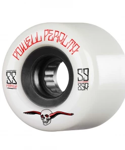 POWELL PERALTA - SSF G SLIDES SKATEBOARD WHEELS: WHITE 59MM X 85A Skateboarding