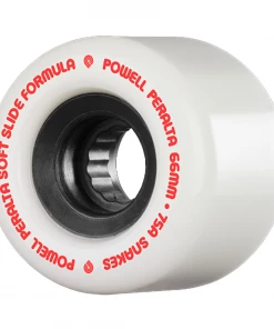 POWELL PERALTA - SSF SNAKES SKATEBOARD WHEELS: WHITE 66MM X 75A