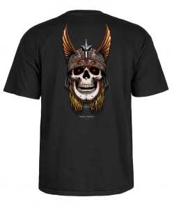 Trucks POWELL PERALTA - ANDY ANDERSON SKULL S/S TEE: BLACK