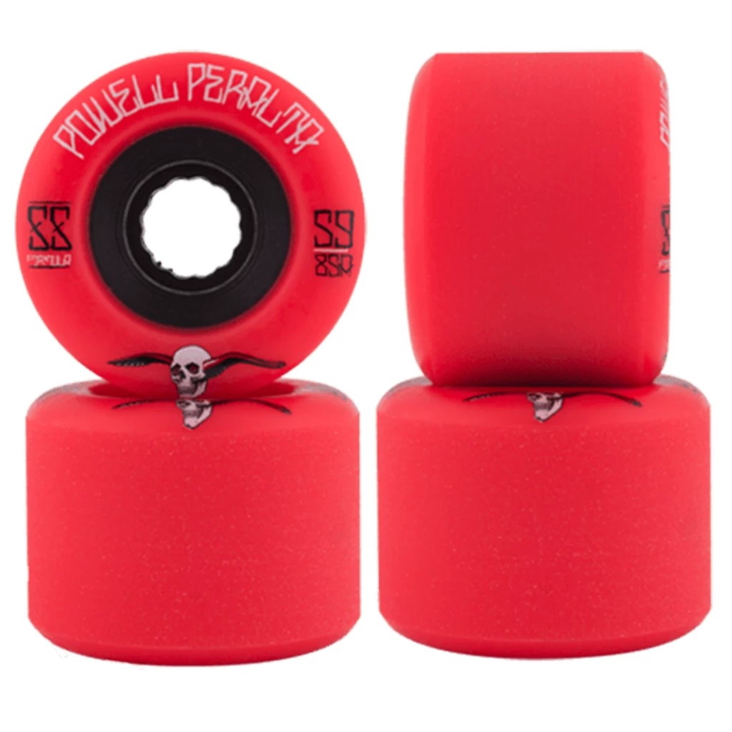 POWELL PERALTA - SSF G SLIDES SKATEBOARD WHEELS: RED 59MM X 85A 2 POWELL PERALTA - SSF G SLIDES SKATEBOARD WHEELS: RED 59MM X 85A