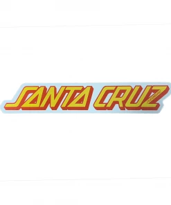 Trucks SANTA CRUZ - CLASSIC STRIP DIE CUT VINYL STICKER: 6" X 1"
