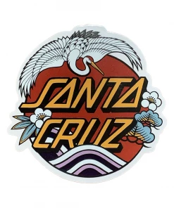 SANTA CRUZ - CRANE DOT DIE CUT VINYL STICKER: 3" X 3" Trucks