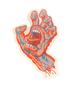 SANTA CRUZ - DECODER HAND DIE CUT VINYL STICKER: 2.5" X 4"