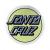 Trucks SANTA CRUZ - OTHER DOT DIE CUT VINYL STICKER: YELLOW 3" X 3"