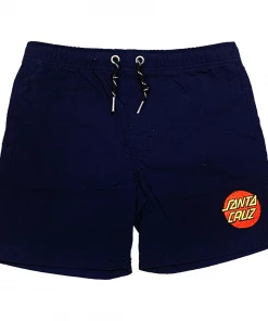 SANTA CRUZ - CLASSIC DOT CRUZIER BEACH SHORT: DARK NAVY Trucks