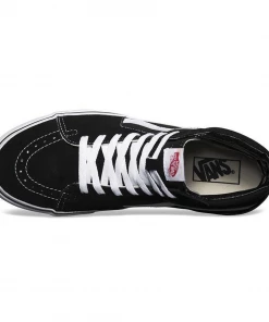 VANS - SK8-HI SHOES BLACK/BLACK/WHITE