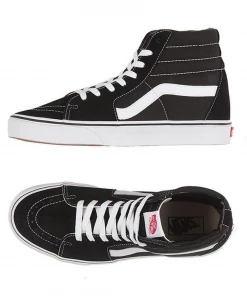 VANS - SK8-HI SHOES BLACK/BLACK/WHITE