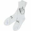 Trucks DOOM SAYERS CLUB - MIDDLE FINGER SOCKS WHITE