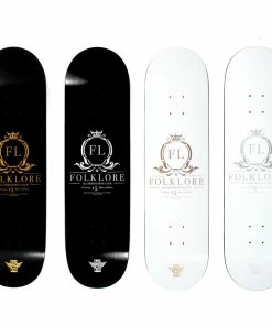 FOLKLORE - FIBRE TECH LITE 15 YEAR CLUB SKATE DECK. 7.75