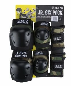 Trucks 187 - JUNIOR SIX PACK: KNEE/ELBOW/WRIST PAD SET