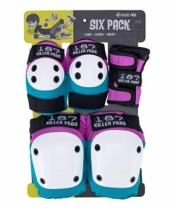 Trucks 187 - JUNIOR SIX PACK: KNEE/ELBOW/WRIST PAD SET