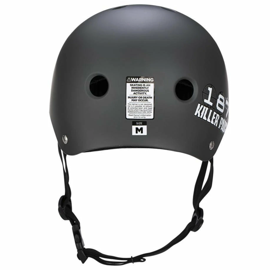 187 - PRO SKATE HELMET: MATTE CHARCOAL Protective Equipment 3 187 - PRO SKATE HELMET: MATTE CHARCOAL Protective Equipment