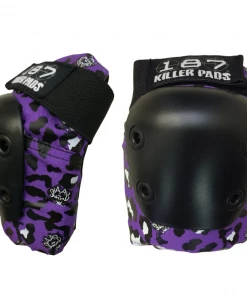 187 Killer Pads 187 - STAAB JUNIOR SIX PACK KNEE/ELBOW/WRIST PAD SET: PURPLE Trucks