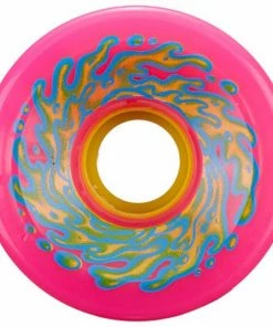 SLIME BALLS - OG SLIME NEON PINK SKATEBOARD WHEELS. 66MM X 78A