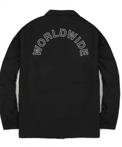 Butter Goods Campus Coach Jacket - Black Jackets
