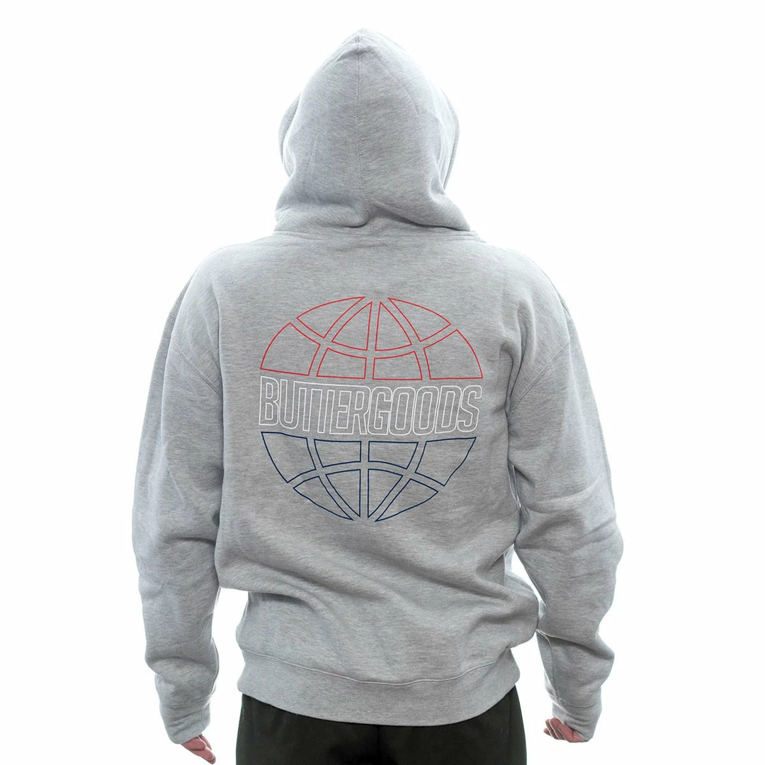 Butter Goods Commonwealth Hood - Heather 2 Butter Goods Commonwealth Hood - Heather