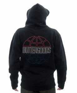 Butter Goods Commonwealth Hood - Black Hoodies
