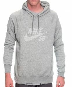 Nike SB Icon Hoodie - Grey