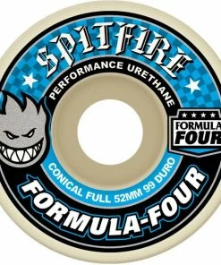 SPITFIRE - FORMULA FOUR CONICAL FULL SKATEBOARD WHEELS: 52mm X 99a Skateboarding