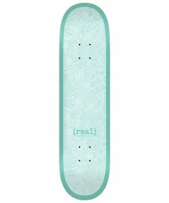 REAL - FLOWERS RENEW SKATE DECK. GREEN 8.25"