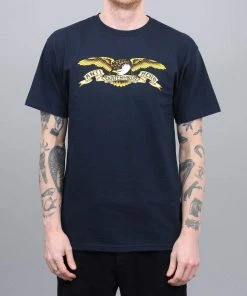 ANTI HERO - BASIC EAGLE MENS S/S TEE NAVY Trucks
